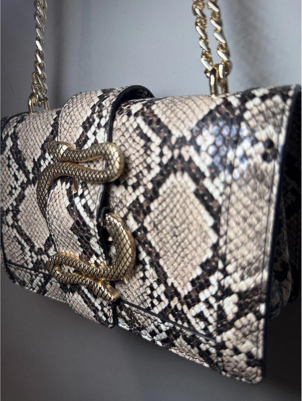 Snake print leather bag - Picture 3 of 6